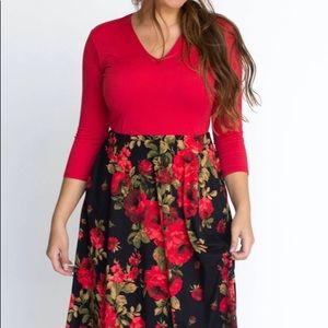 Agnes and Dora contrast Curie dress size small